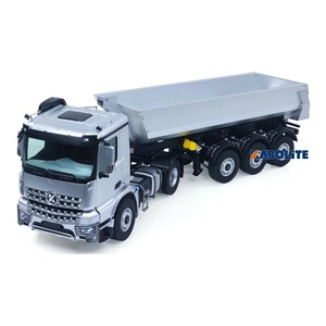 Camion <span class=keywords><strong>tracteur</strong></span> RC Kabolite 5801 à l'échelle 1/14 8X4 <span class=keywords><strong>avec</strong></span> <span class=keywords><strong>remorque</strong></span> à benne basculante électrique à 3 essieux, transmission à 2 vitesses, RTR K5801 - Product Image 3