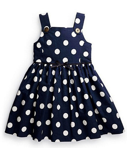 Nouvelles robes d'été à pois sans manches pour enfants et filles, mode enfantine, provenance Chine - Product Image 3