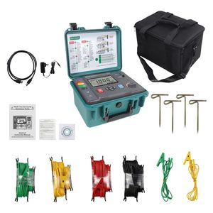 FUZRR ES3000P (General) ES3001P (4-Wire) ES3002E (Double Clamp) Multi-functional Ground Resistance Meter 0-2000 <b>Range</b> 0.01% - Product Image 6