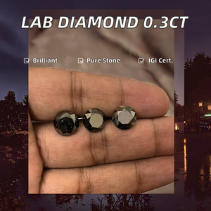เพชร D'vins คุณภาพ D E VVS VS สี 0.3 กะรัต 0.5 กะรัต เพชรเม็ดเดี่ยวทรงกลมเจียระไนแบบบริลเลียนท์ CVD เพชรธรรมชาติ เพชรเพาะเลี้ยงในห้องปฏิบัติการ รับรองโดย IGI ขายส่ง - Product Image 2