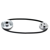 Poulie de distribution à courroie trapézoïdale GT2, 50 dents, en alliage d'aluminium, diamètre de perçage OEM 15-17 mm, garantie 3 ans pour imprimante 3D
