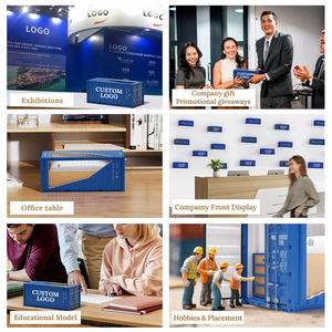 O.A.S Schiffs modell Fabrik anpassbar 20GP Versand behälter Box 1:20 Kunststoff Handwerk LAF Flexitank Container Modell - Product Image 3