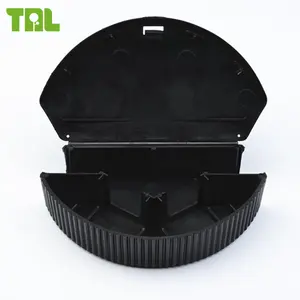 Scalloped Mouse Box Plastic Rodent Control Mouse Bait Station