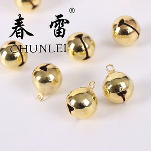 Cascabel de imitación de oro galvanizado de hierro de 18mm para collar de animales y decoración navideña - Product Image 3