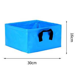 Bac à eau <span class=keywords><strong>pliable</strong></span> multifonctionnel léger pour le lavage de la <span class=keywords><strong>vaisselle</strong></span> en <span class=keywords><strong>camping</strong></span> avec poignées - Product Image 5