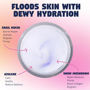 Crème pour le visage hydratante apaisante et réparatrice en gros réduit les rougeurs Gel crème hydratant à la mucine <span class=keywords><strong>d</strong></span>'<span class=keywords><strong>escargot</strong></span> anti-âge - Product Image 5