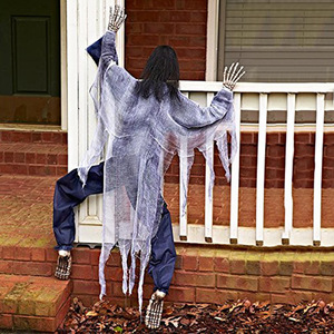 Nicro – accessoires d'halloween en plein air, décor de fête, fantôme noir, décoration de cour - Product Image 1