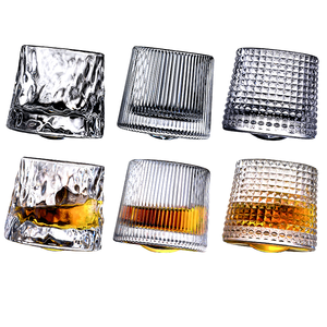Copas de vino giratorias, vasos de whisky antiguos, vaso de barra de rocas para beber Bourbon - Product Image 2