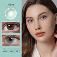 Lentilles de contact colorées cosmétiques Magister Queen, couleur la plus naturelle, lentilles de contact colorées pour les yeux, Pupilentes