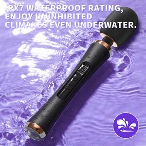 Vibromasseur baguette magique pour femmes, puissant masseur vibrant, stimulation clitoridienne profonde, forte vibration, silencieux, rechargeable, jouet sexuel pour adultes - Product Image 5