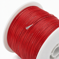 Fil de raccordement industriel solide de type 1015, 22AWG, 105°C, 600V, isolé PVC, cuivre étamé, bobine OEM, 100M