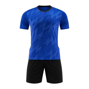 Set Personalizzato di Maglie da Calcio, Kit da Calcio in Poliestere ad Asciugatura Rapida, Uniforme di Squadra a Maniche Corte, 5 Stili, 6 Colori Ciascuno, Traspirante, Vendita all'Ingrosso - Product Image 1