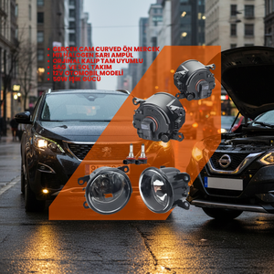 -- ชุดไฟสำหรับขับรถ Peugeot-Nissan พร้อมไฟตัดหมอกและหลอดไฟ SiS 12W ไม่มีการรับประกัน - Product Image 3