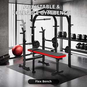Meilleure vente OEM <span class=keywords><strong>banc</strong></span> de gymnastique réglable en acier <span class=keywords><strong>banc</strong></span> plat <span class=keywords><strong>pliable</strong></span> pour l'entraînement à l'haltérophilie - Product Image 5