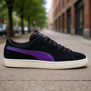 Puma Suede Classic Sneakers da donna con lacci, punta tonda, scarpe casual per tutte le stagioni - Product Image 2