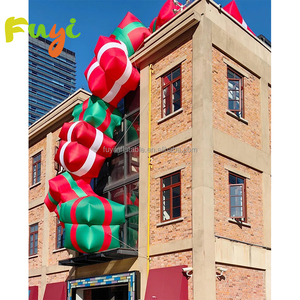 Giant 4m Santa Claus Inflatable Santa Claus <strong>Climb</strong> the Wall Decoration Inflatable Christmas Holiday Decoration - Product Image 2