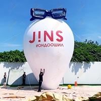 Ballon à air chaud géant gonflable d'extérieur personnalisé avec logo Zhenmei, taille grande