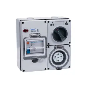 Australia Industrial Combination RCD Protected switch Socket