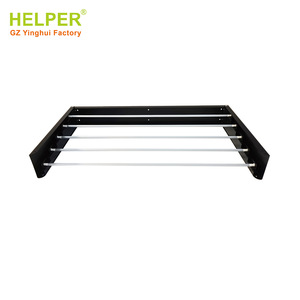 Helper Metal <b>Clothes</b> Rack Foldable Bathroom Towel Rack Fixed Drying Rack Guangzhou Factory Wholesale - Product Image 3