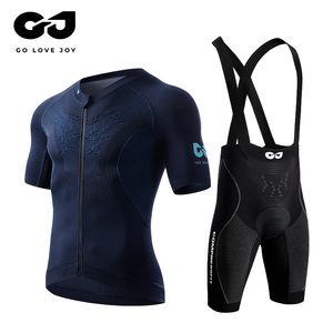 GJ QXF0203 Naadloze Anti-UV Snel Droogende Fietsjersey voor Heren/Dames Hoge Kwaliteit Ademend Fietsshirt met Aangepast Logo OEM/ODM - Product Image 1