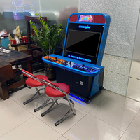 Machine de jeu d'arcade familiale de haute qualité double Joystick War King Moonlight Box fer matériel anglais espagnol Options de langue