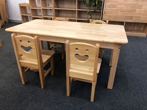 Table d'étude pour enfants bureau et chaise enfants en bois maternelle préscolaire salle de jeux activité Table meubles 2021 <span class=keywords><strong>Montessori</strong></span> en bois - Product Image 4