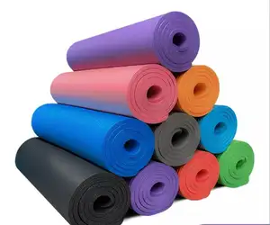 Bedrukt Logo Fitness Pilates Opvouwbare Tpe Gerecycled Yoga Matten Natuurlijke Eco Vriendelijke Nbr Yoga Mat