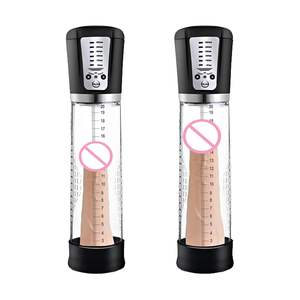 USB Wiederauf ladbare elektrische männliche Verbesserung Mastur bator Silikon <span class=keywords><strong>Penis</strong></span> pumpe und Flugzeug becher automat isierte Luft vakuumpumpe - Product Image 4