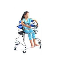 Déambulateur réglable en hauteur HEDY CR03 pour enfants atteints de paralysie cérébrale (PC) avec des besoins spéciaux, pour une taille de 1,1 à 1,45 m