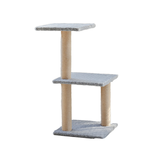 Plataforma de Salto Alto para Gatos, Árbol para Gatos con Nido Cálido de Madera para Jugar y Dormir, Estructura de Escalada Fácil de Usar, Juguete Rascador para Gatos - Product Image 1