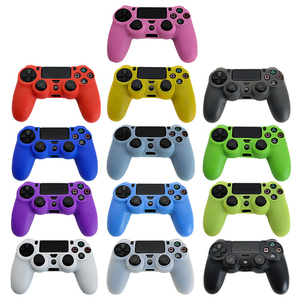 Bán Buôn Cho <span class=keywords><strong>PS4</strong></span> Điều Khiển Silicone Trường Hợp Đầy Màu Sắc Cao Su Mềm Gamepad Xử Lý Bảo Vệ Da Bìa Phím Điều Khiển Trò Chơi Điều Khiển - Product Image 4