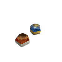 Présentoir de bague de bijoux teint en acrylique de luxe