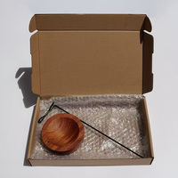 Brûleur d'encens en fer pour porte-encens en bois simple pour le yoga et le sommeil Objets décoratifs pour le salon