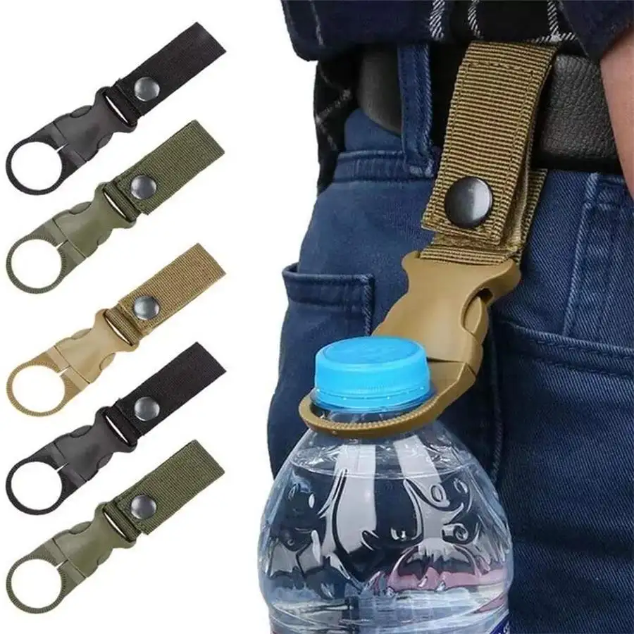 KongBo Outdoor Wandern Tragbare Nylon Schnalle Haken Hängen Schnalle Mineralwasserflasche Clip