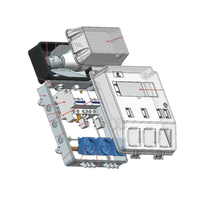 JINAOJA-RB02 Caja de Distribución Impermeable IP54 de ABS, Montada en Pared, Precableada, 2 Tomas, 230 V, 16 A, para Uso Doméstico