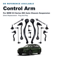 Bras de suspension inférieur avant et rotule de bras de direction pour BMW X3 Série E83 – Pièces de rechange pour suspension de châssis automobile