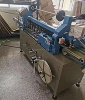 Bloc de reliure à couverture rigide automatique Machine à taper la colonne vertébrale pour journaux intimes Cahier de notes de vente d'usine avec couverture souple État neuf