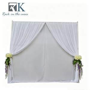 10x10ft Pipe and Drape Adjustable <b>Backdrop</b> <b>Stand</b> Kit Wedding <b>Backdrop</b> Supplies - Product Image 1