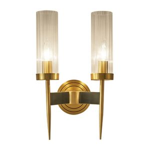 Lámparas de pared de pantalla de vidrio de tendencia de nuevo diseño, lámpara de pared de lujo de oro moderno con luz nórdica - Product Image 5