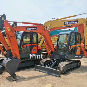 Doosan Mini-pelle d'occasion DH60-7 Moteur de boîte de vitesse de pompe Yanmar Machine d'occasion de construction sur chenilles pour le terrassement - Product Image 1