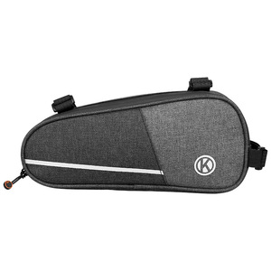 Deroace <b>Bicycle</b> Frame Bag 1L Portable With Phone Pocket <b>For</b> Mountain Road Bike Cycling <b>Storage</b> Bag Oval Design - Product Image 2