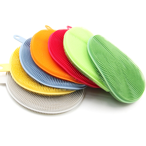 Cepillo de Silicona Suave para Lavar Frutas, Esponja de Silicona para Limpiar Platos, para la Cocina - Product Image 2