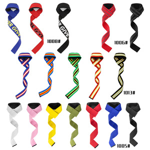Custom <b>Dumbbell</b> Weightlifting Solid Color Cotton Thickened Wrist Straps For Anaerobic Exercise Fitness Body Shaping - Product Image 1