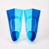 Nouveau Logo personnalisé pour enfants, surf, natation, palmes courtes en Silicone, palmes de natation professionnelles