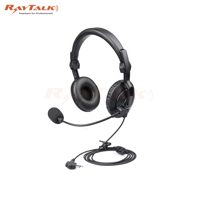 Wired Telephone Headset with Microcontroller In-Line Control Low Noise Call Center Headphones