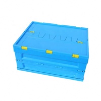 Boîte de rangement pliable, empilable et recyclable, adaptée aux supermarchés Conteneurs en plastique emboîtables en maille