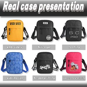 Borsa a Tracolla Unisex Impermeabile Personalizzata con Stampa in Sublimazione, Piccola Borsa Messenger in Nylon con Logo per <span class=keywords><strong>Uomo</strong></span> - Product Image 6