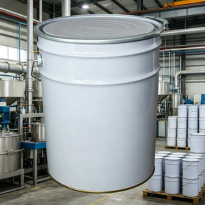 Conteneurs d'encre/peinture, vente directe d'usine, matériau en tôle, seau métallique de 20L avec couvercle - Product Image 1