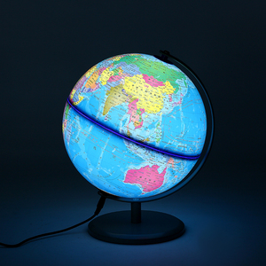 Gelsonlab Globos giratorios de escritorio clásicos, enseñanza geográfica, globos interactivos con mapa del mundo - Product Image 6