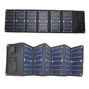 Vendita calda in silicone monocristallino pieghevole 12v caricatore di energia solare per il telefono cellulare